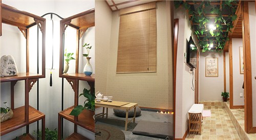 連鎖店裝修設(shè)計(jì)（元蒸道道家養(yǎng)身體驗(yàn)館）