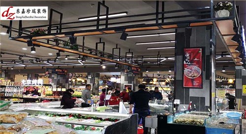 杭州余杭的蘇杭匯超市設計裝修
