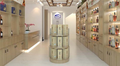 無錫完達(dá)山酒業(yè)展示店設(shè)計(jì)