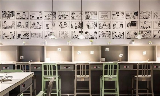 自助小火鍋店裝修效果圖