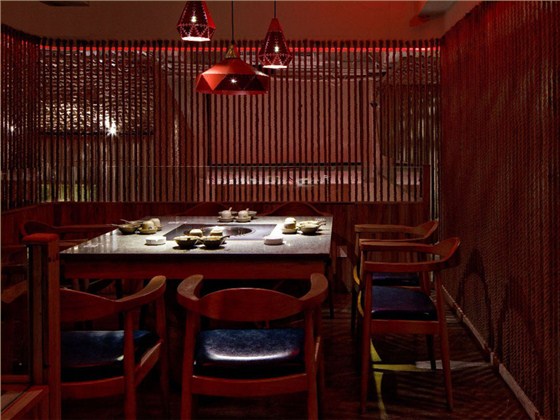 時尚火鍋店裝修效果圖